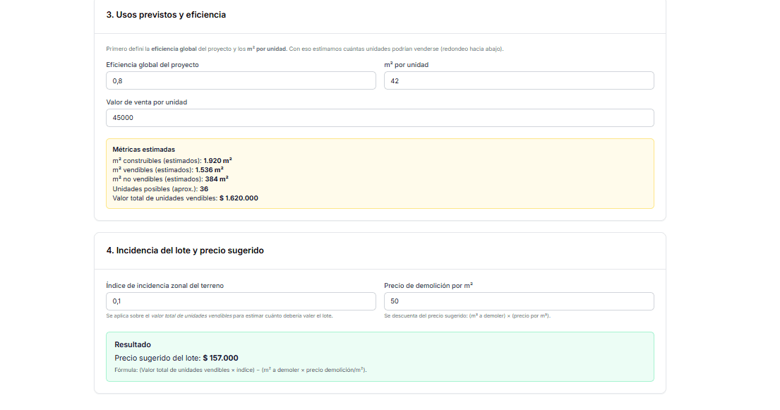 Informe de factibilidad constructiva inmobiliaria